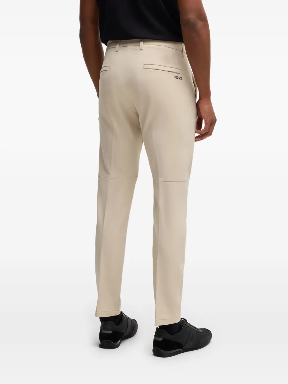 BOSS Slim-fit broek Beige