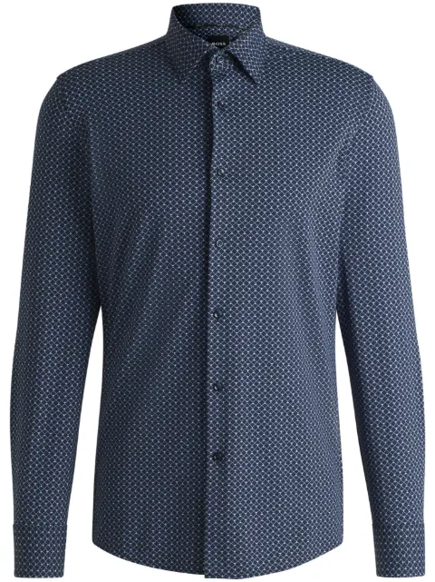 BOSS patterned shirt