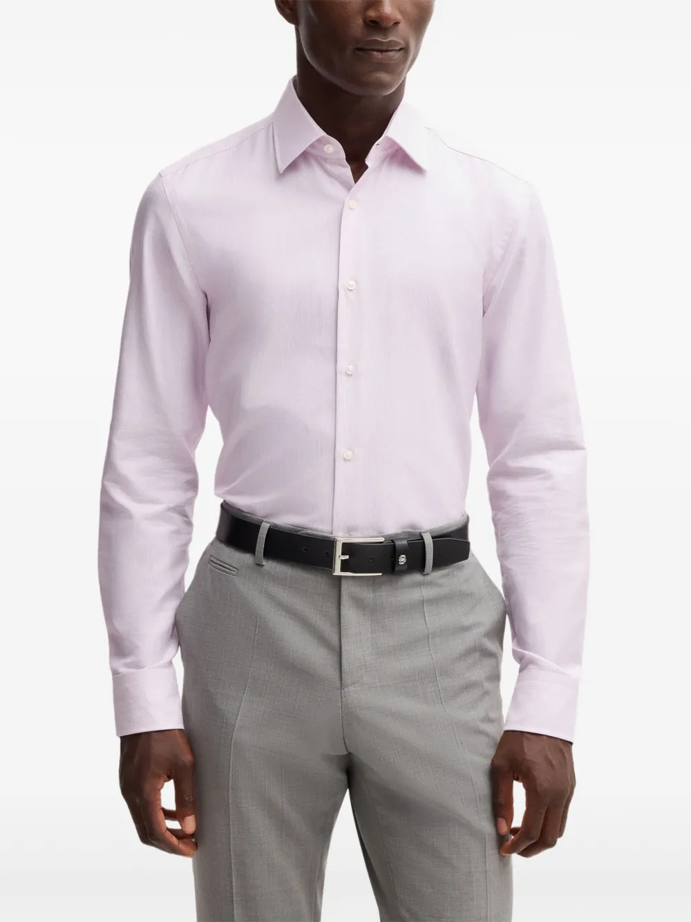 Shop Hugo Boss Hank Shirt In Pink