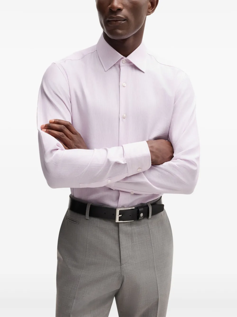 Shop Hugo Boss Hank Shirt In Pink