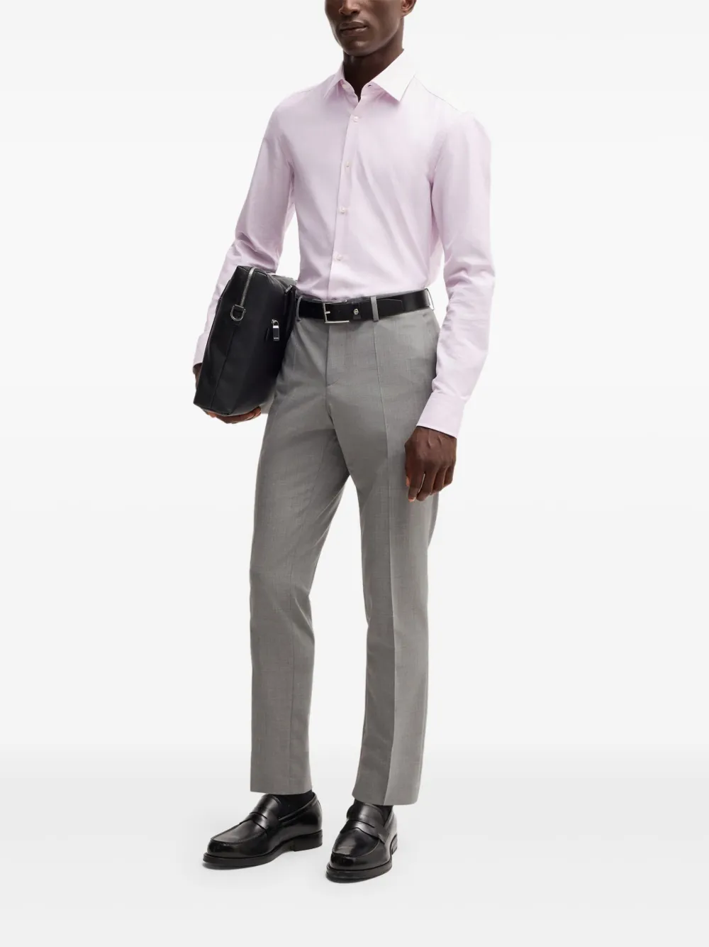 BOSS Hank overhemd - Roze