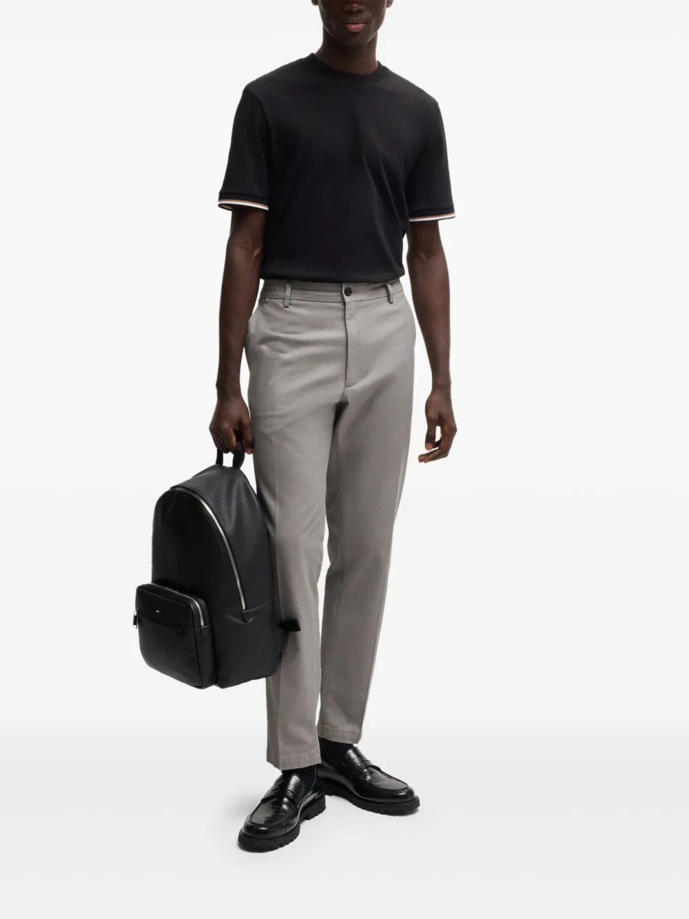 BOSS Calça de alfaiataria com padronagem | Calça de alfaiataria | Image 2