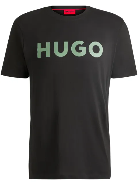 HUGO logo-print cotton T-shirt  