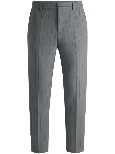 BOSS pantalones con estampado de rayas diplomáticas