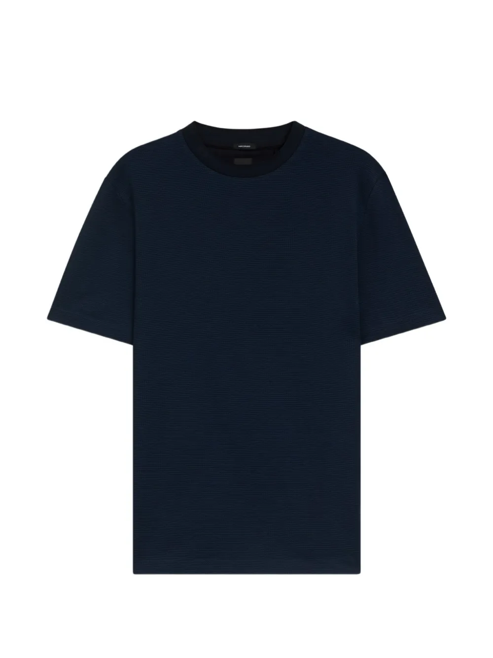BOSS Katoenen T-shirt Blauw