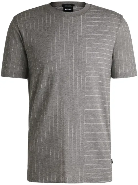 BOSS playera con motivo de rayas