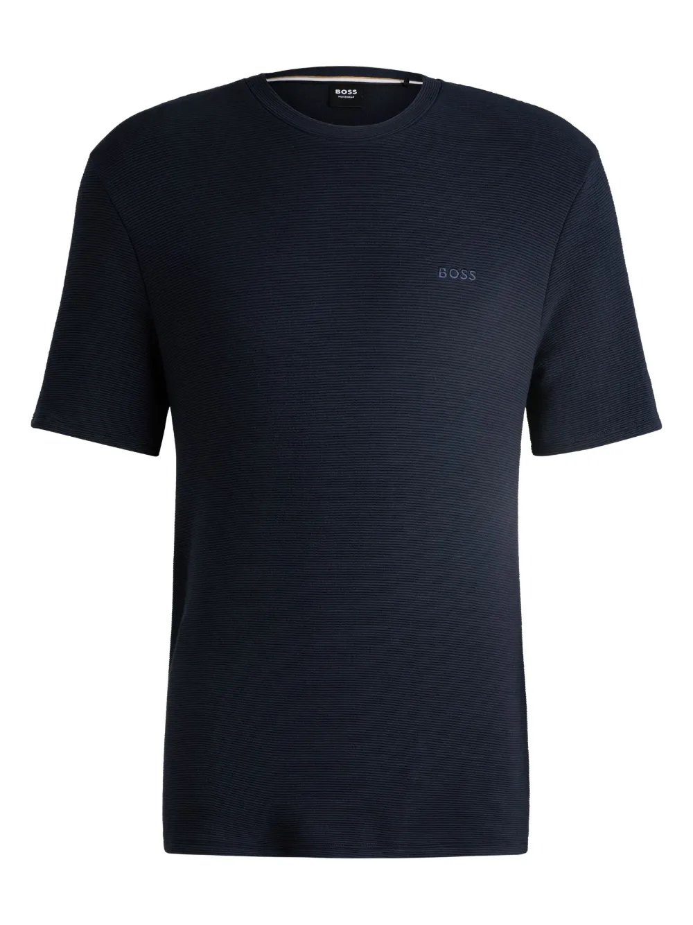 BOSS T-shirt met geborduurd logo Blauw