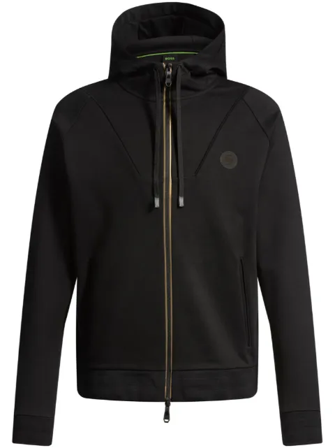 BOSS logo-patch hoodie
