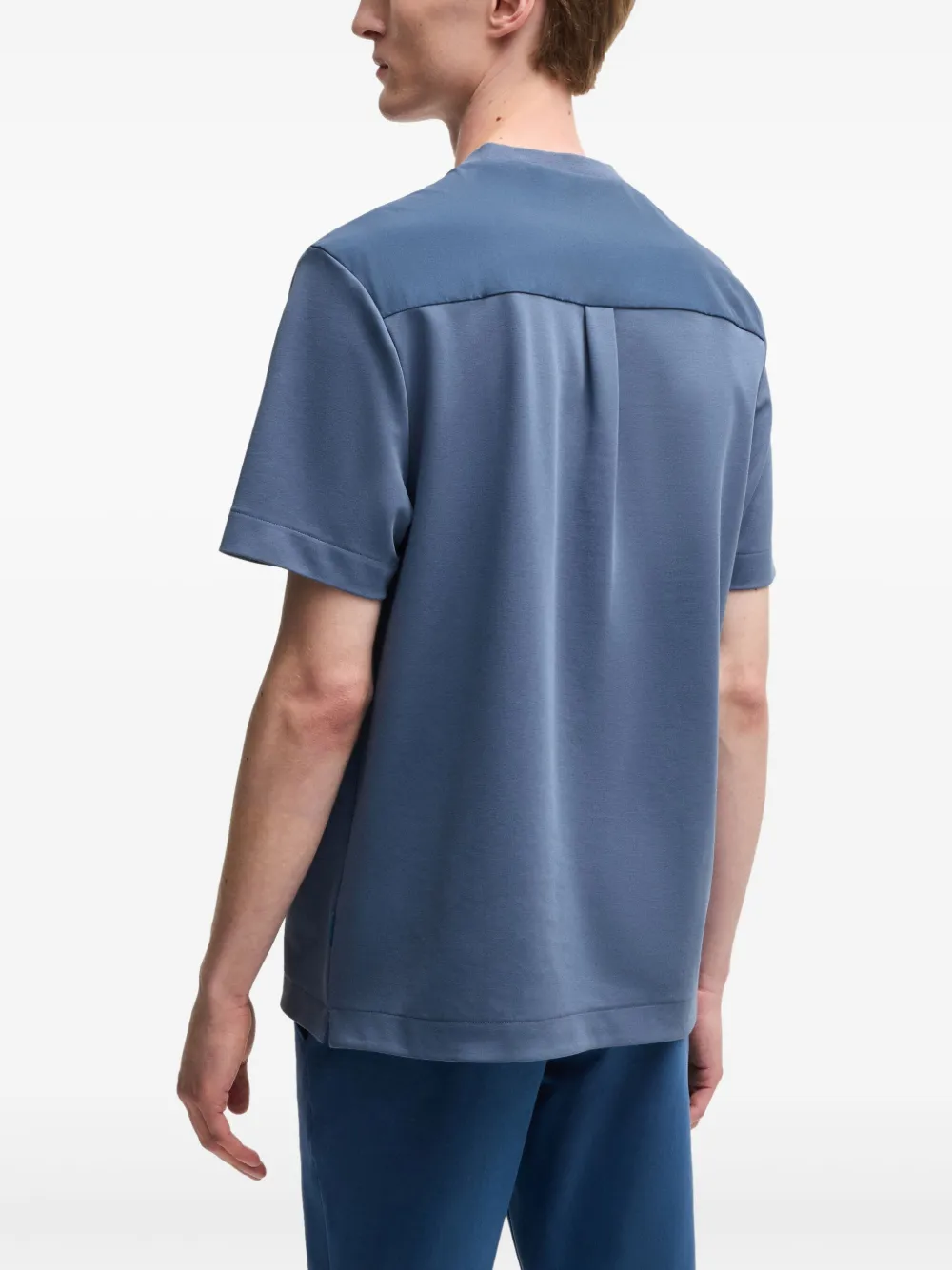 Shop Hugo Boss Patch-pocket T-shirt In Blue