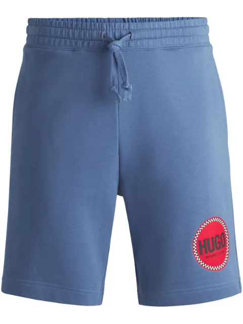 HUGO printed track shorts
