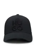 HUGO embroidered-logo baseball cap - Black