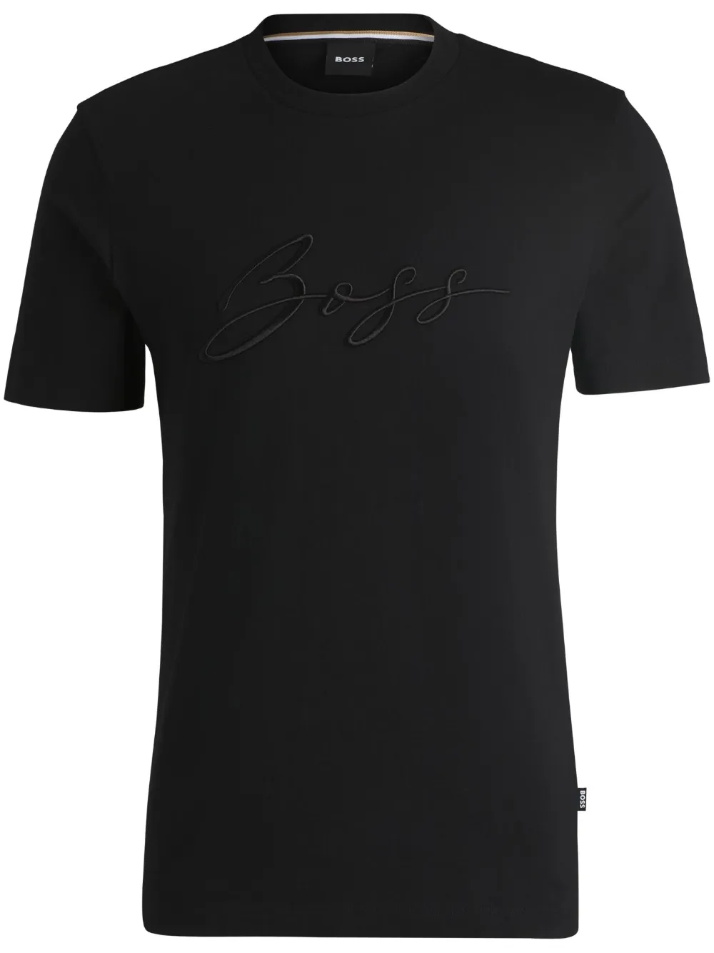 BOSS コットン Tシャツ - ブラック BOSS コットン Tシャツ - ブラック