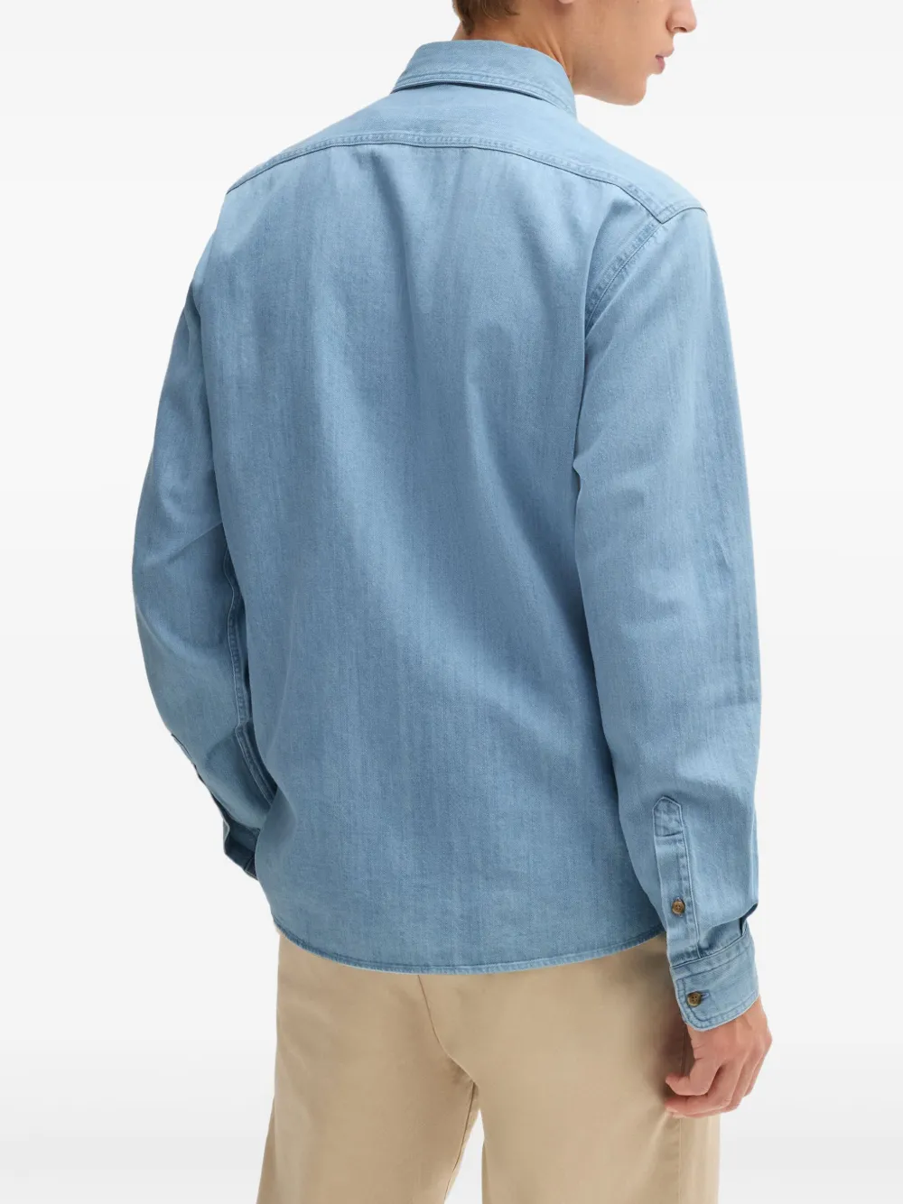 BOSS Liam overhemd Blauw