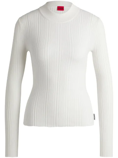 HUGO ribbed T-shirt