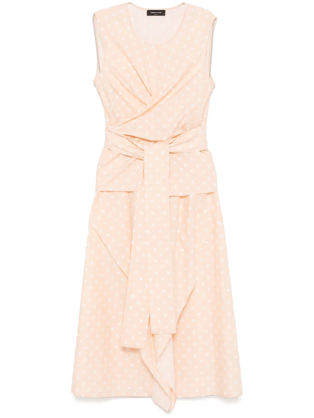 Fabiana Filippi Midi-jurk met stippen Roze