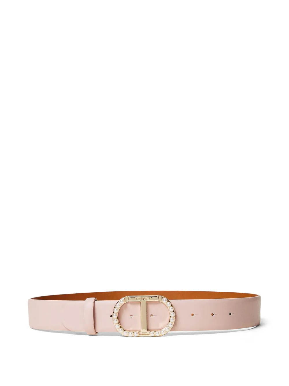 TWINSET cinturón con hebilla Oval T | rosado | Image 1