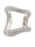 AREA crystal-embellished bracelet - Silver