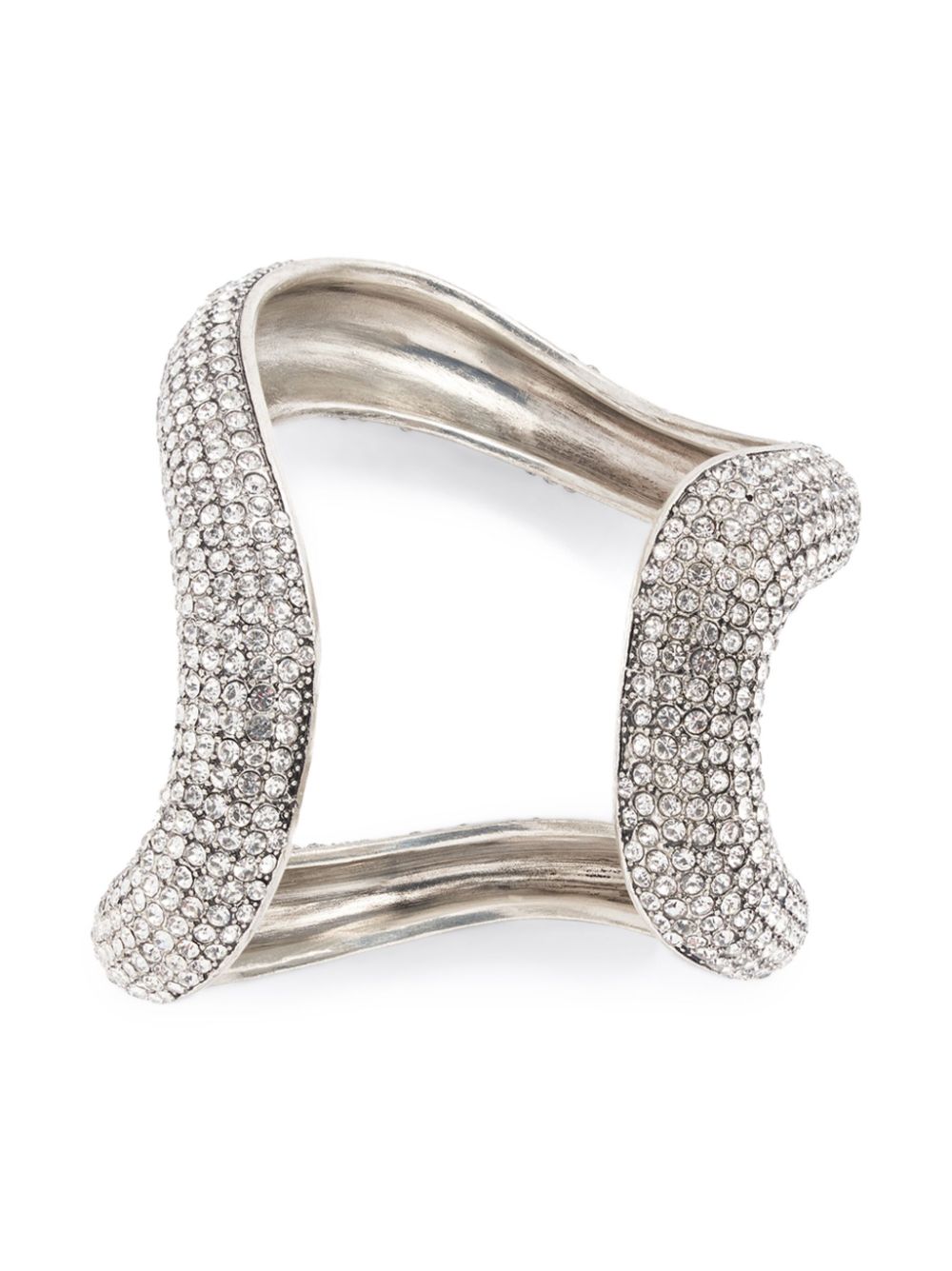 AREA crystal-embellished bracelet - Zilver