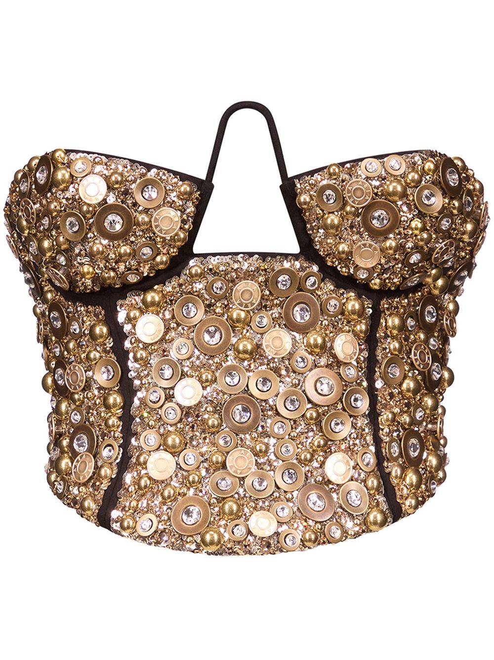 AREA Cluster bustier - Gold