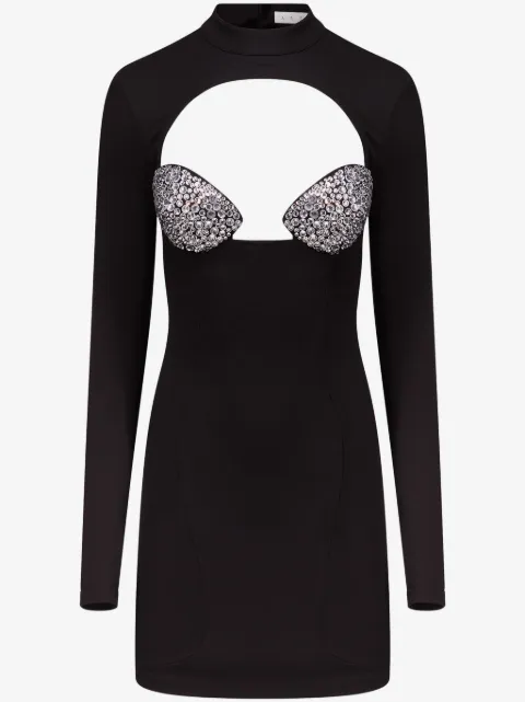 AREA crystal-embellished dress