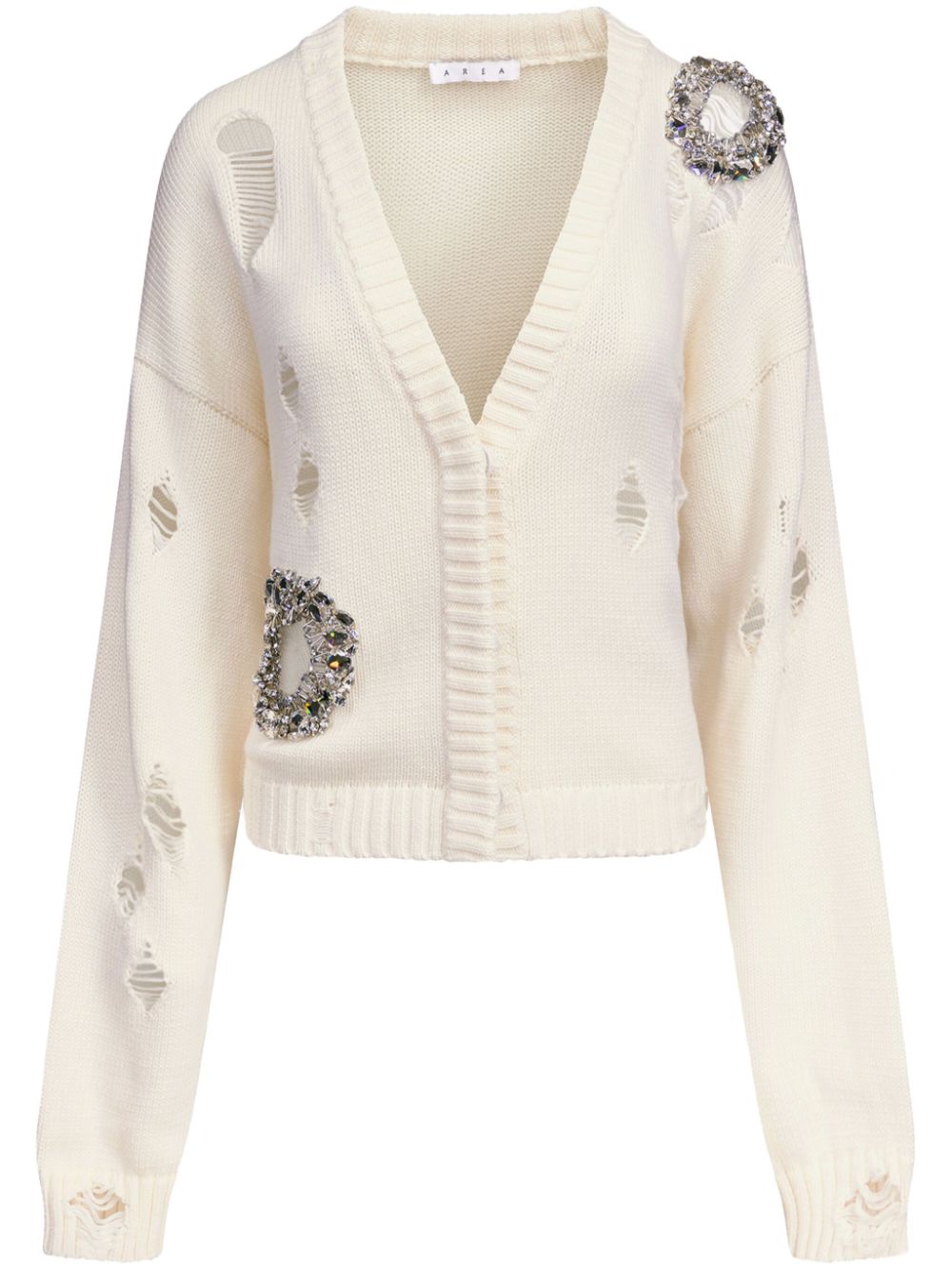 crystal-embellished cardigan