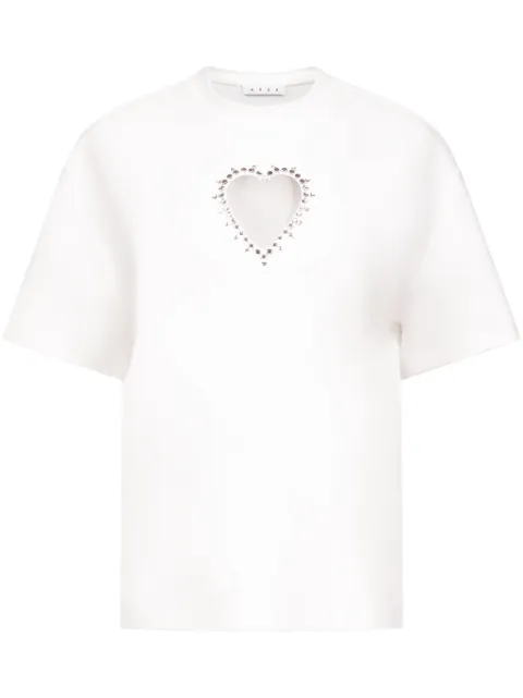 AREA playera con detalles de cristal