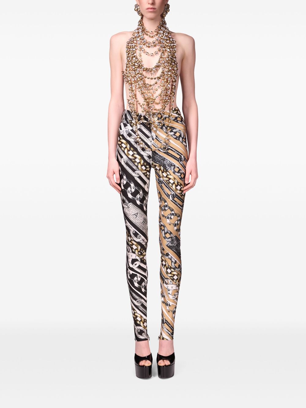 AREA Legging met print - Zwart