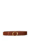 TWINSET interwoven-design belt - Brown