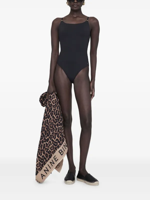 【関税込み】ANINE BING ブラック Vesta スイムウェア ANINE BING Vesta Swimsuit | Black | FARFETCH