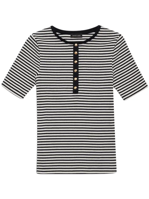 ANINE BING t-shirt Alessia - Noir - ANINE BING - Modalova