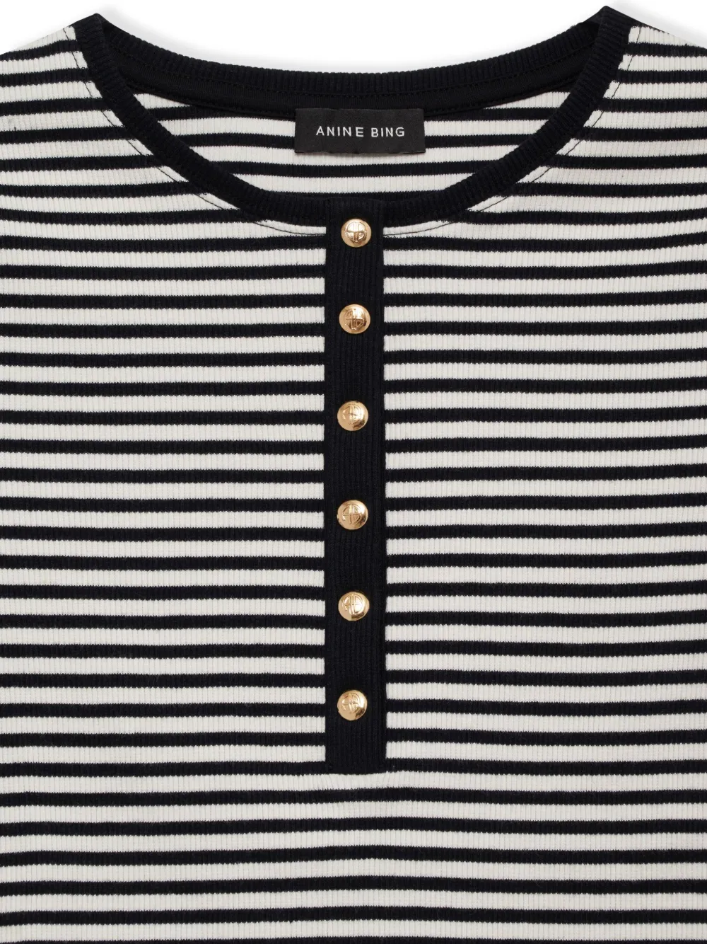 ANINE BING Alessia T-shirt Zwart