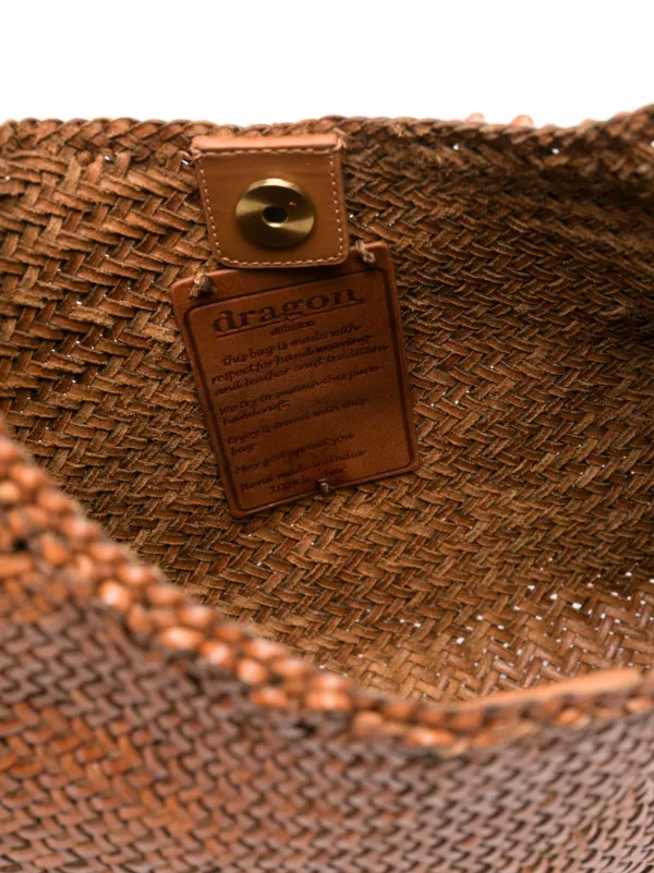 DRAGON DIFFUSION Luna Mezza Shoulder Bag | Brown | FARFETCH