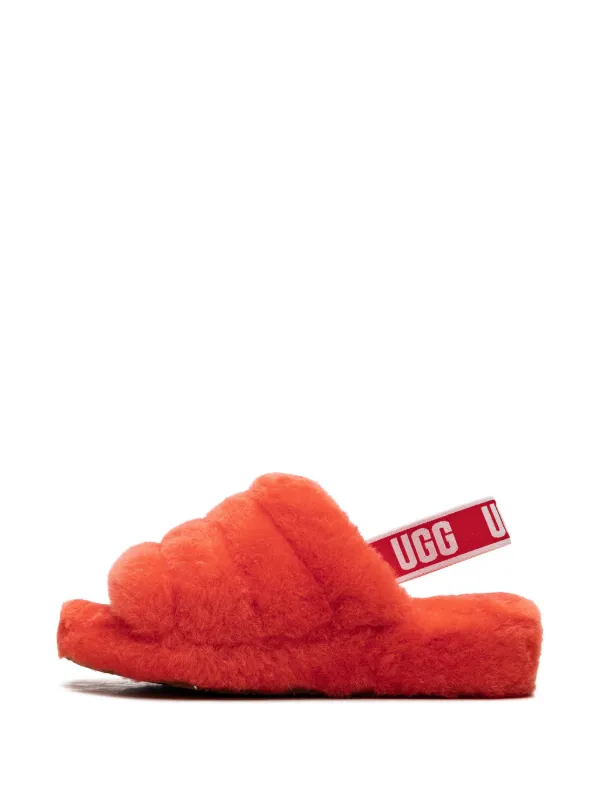 Ugg Womens Slippers Ugg Fluff Yeah Slippers Red NIB UGG Fluff Yeah