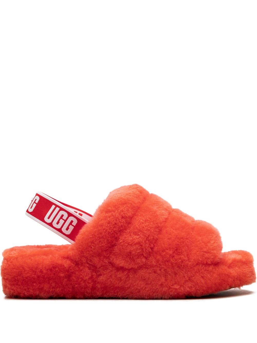 UGG Fluff Yeah "Red Currant" slippers