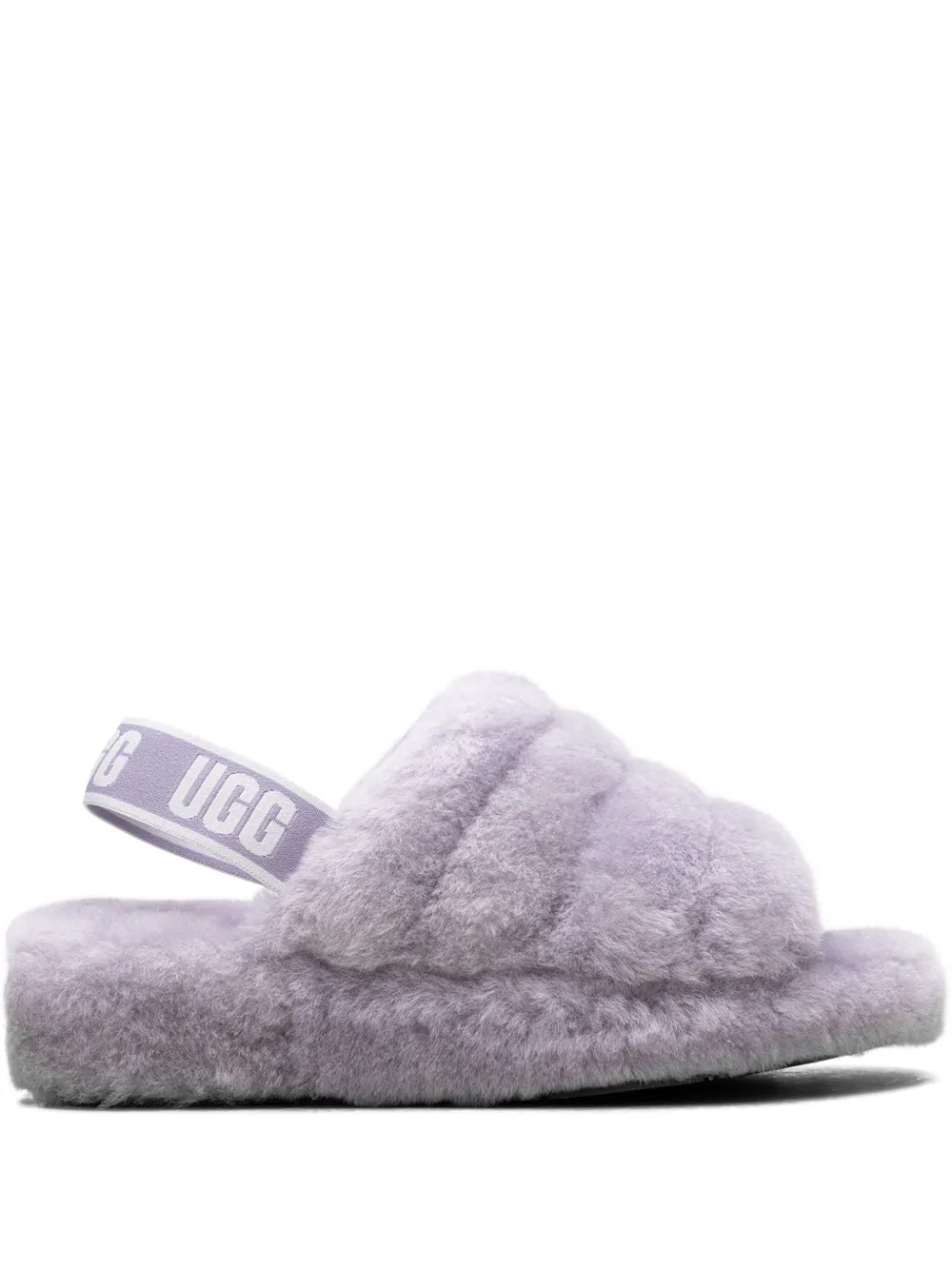 UGG Slippers Fluff Yeah "Grey Purple" - Viola