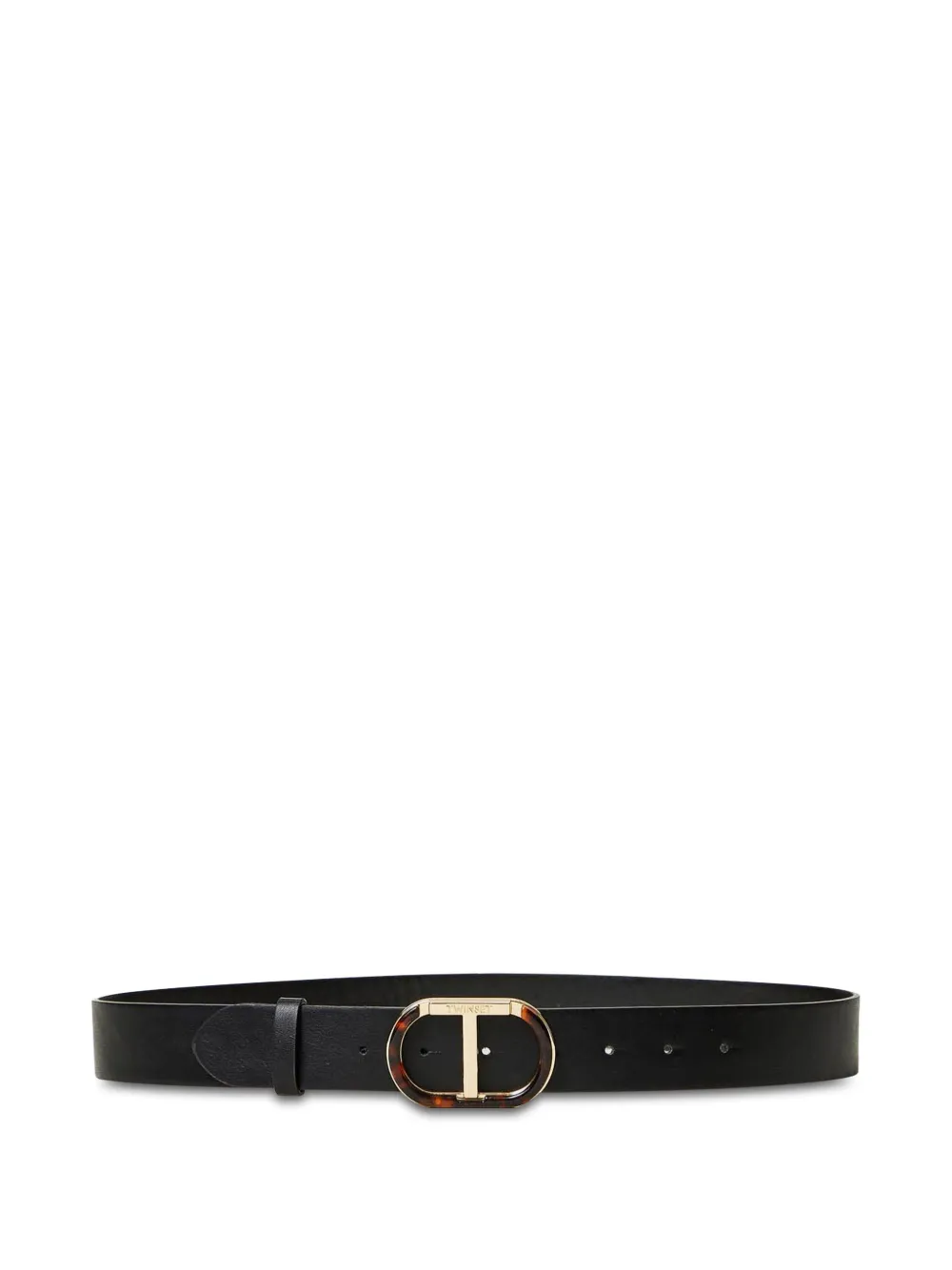 TWINSET Cinto com placa de logo | Preto | Image 1