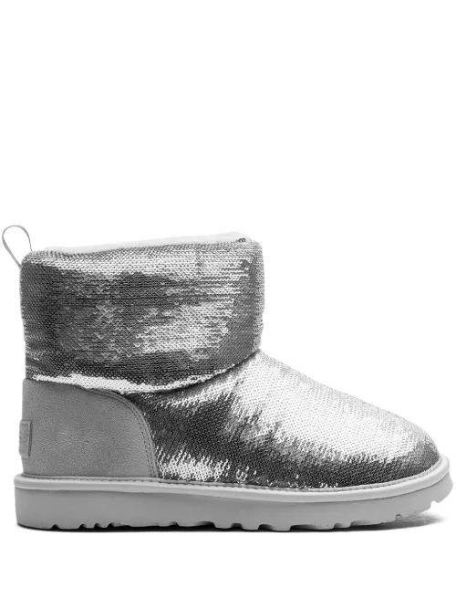 UGG bottines Classic Mini - Argent - UGG - Modalova