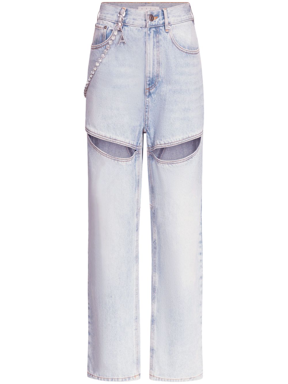 AREA Slit jeans