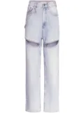 AREA Slit jeans - Blue