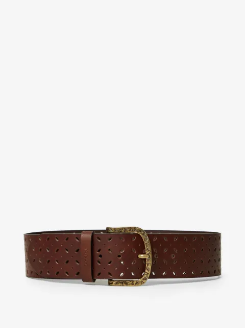 TWINSET lasered leather belt 