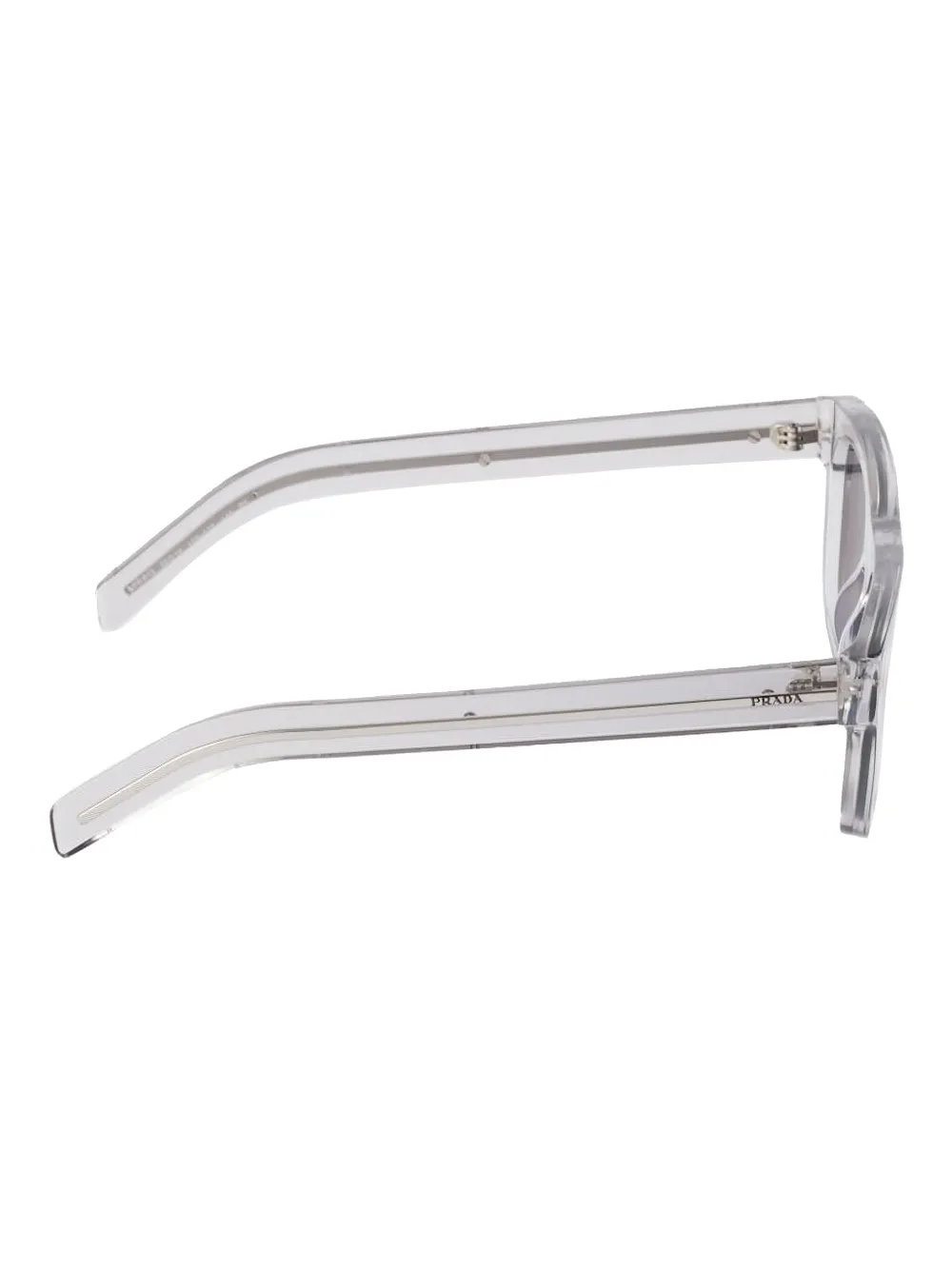 Prada Eyewear Zonnebril met vierkant montuur Grijs