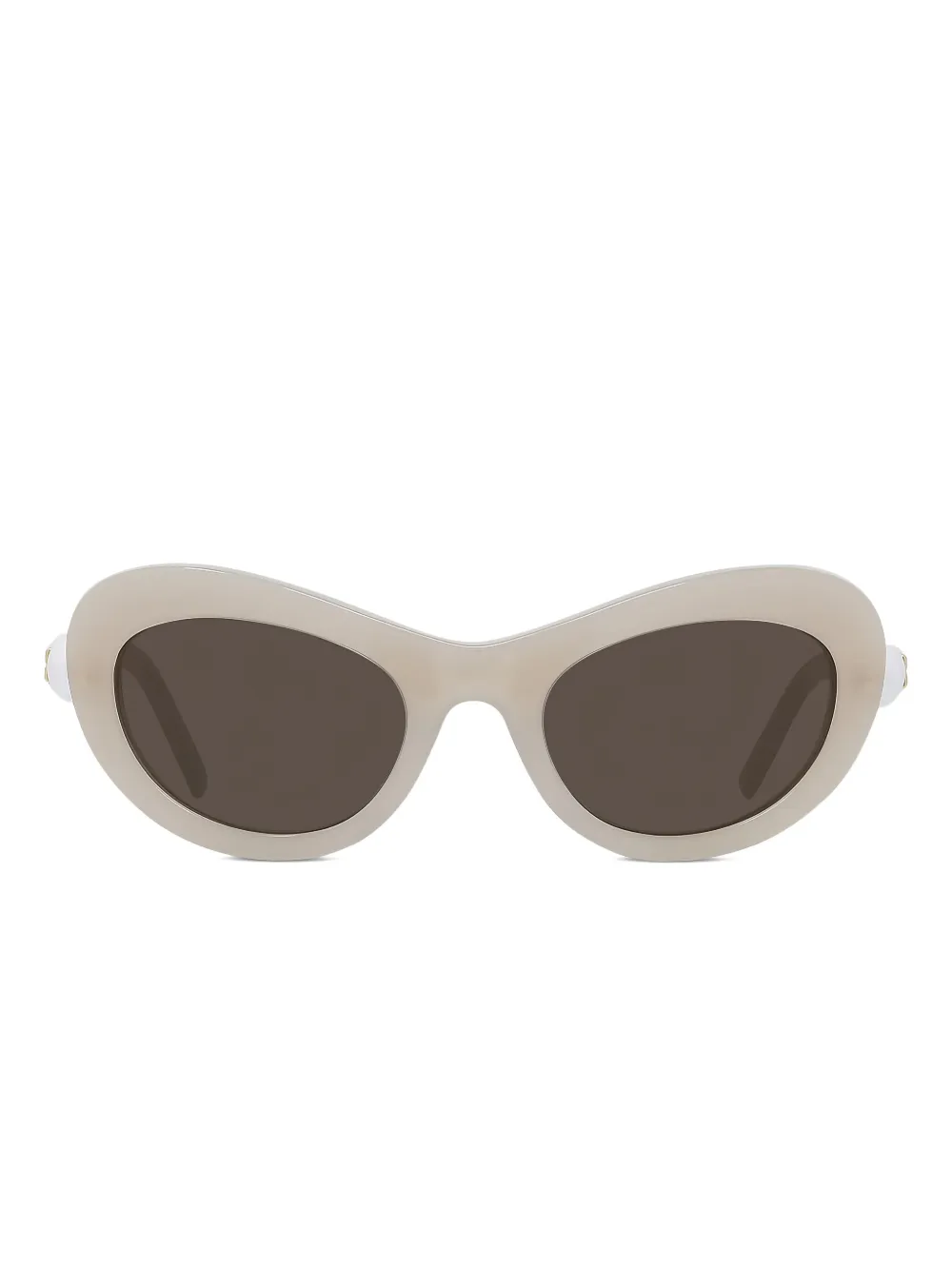 Givenchy Eyewear pearl-embellished geometric sunglasses - Toni neutri