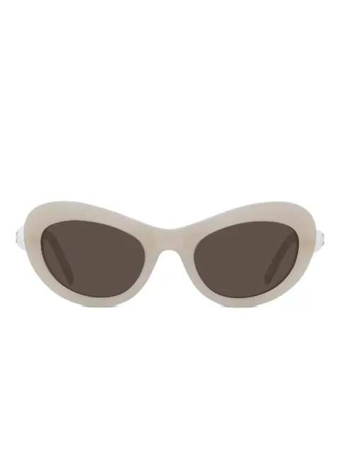 Givenchy Eyewear pearl-embellished geometric sunglasses