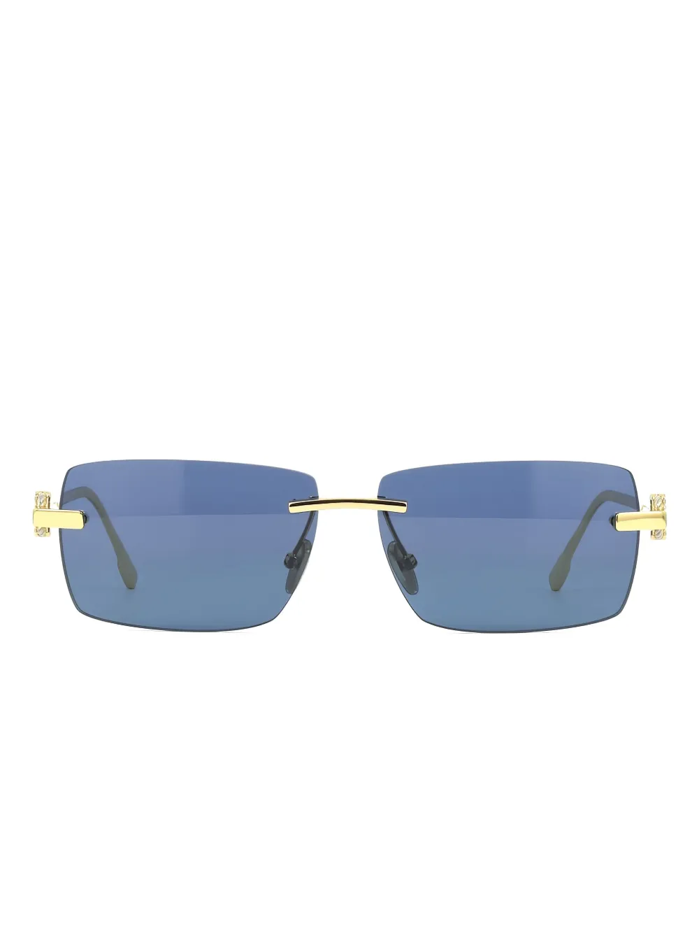 Fred  rimless sunglasses | Gold | Image 1