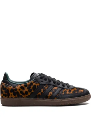 Adidas Superstar leopard-print Sneakers | Black | FARFETCH