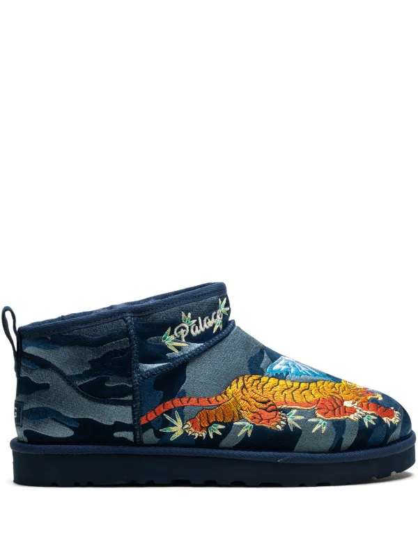 靴 UGG X PALACE ULTRA MINI BOOTS 27CM Size 9 - Palace x UGG Mini Classic Ultra Mini Boot Chestnut