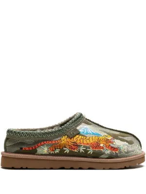 UGG Tasman Palace Slippers Green FARFETCH