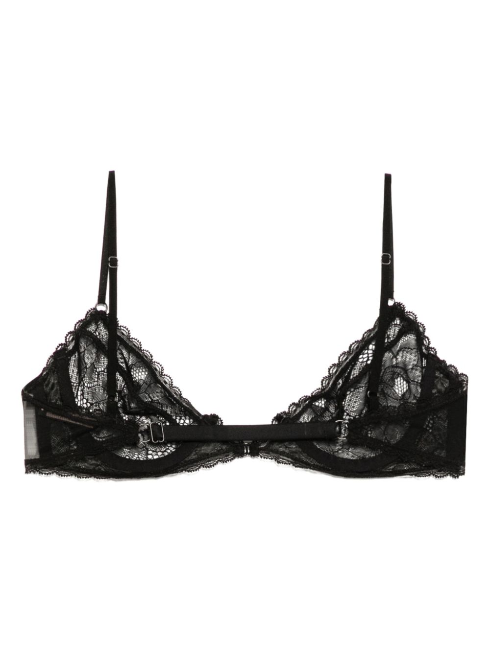 Kiki de Montparnasse lace-detail bras - Zwart