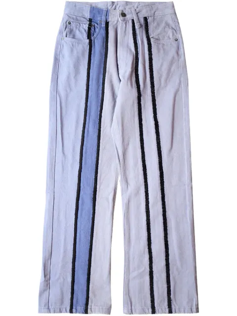 Glass Cypress striped "Purple" jeans