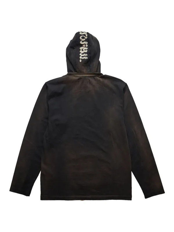 KUSIKOHC Origami-print Hoodie | Black | FARFETCH AO
